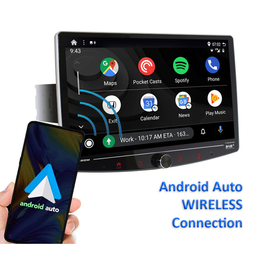 Autoradio Senza meccanica T1003DAB – MACROM 1 Din